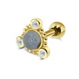 Laborite with CZ Ear Piercing TIP-2815